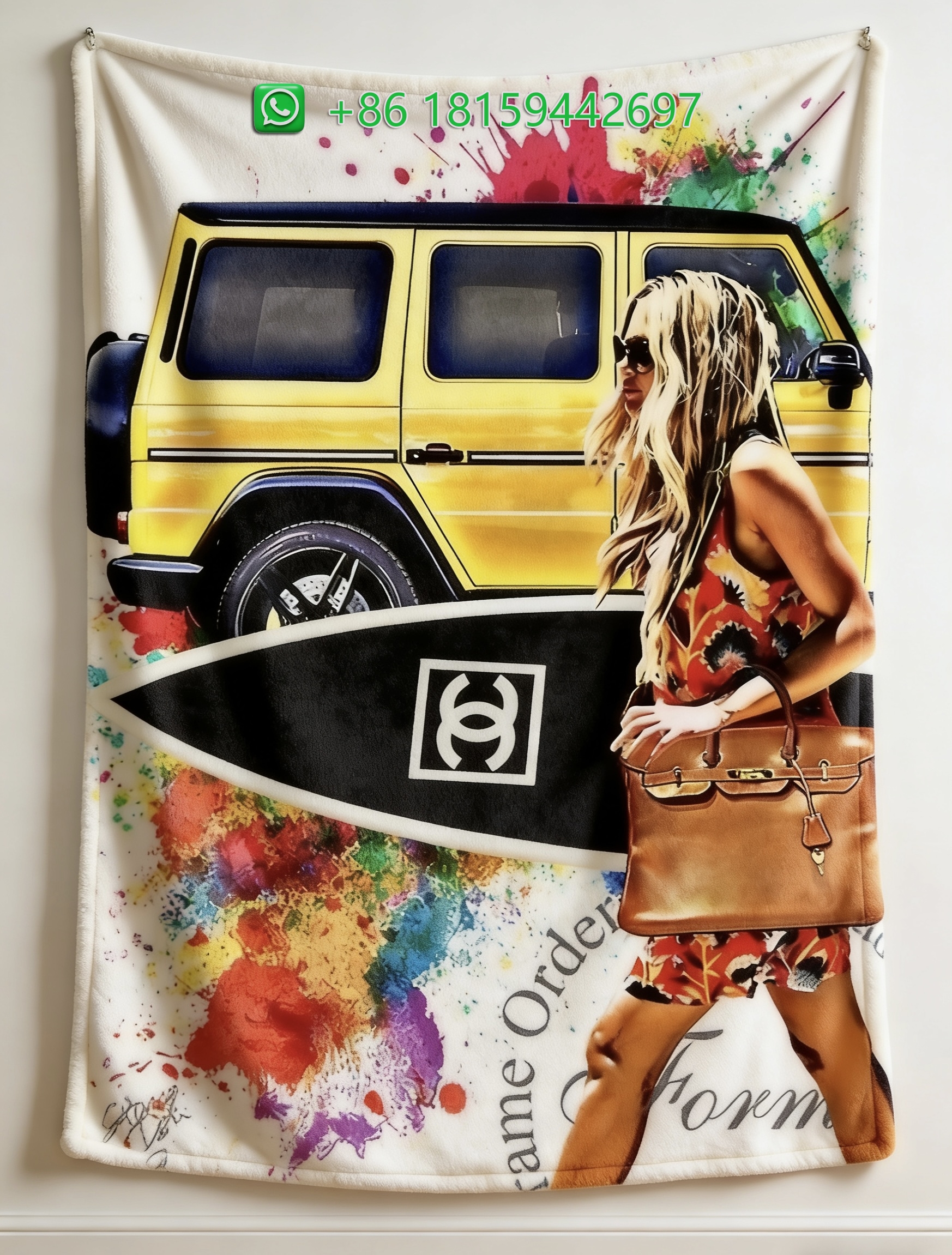 Chanel Throw Blankets